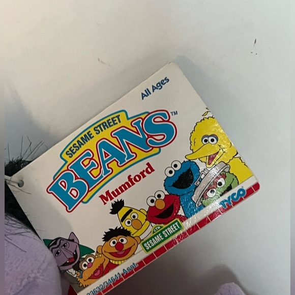 Vintage Sesame Street Mumford Magician Bean Bag Plush Doll Tyco Preschool 8” - Picture 3 of 4